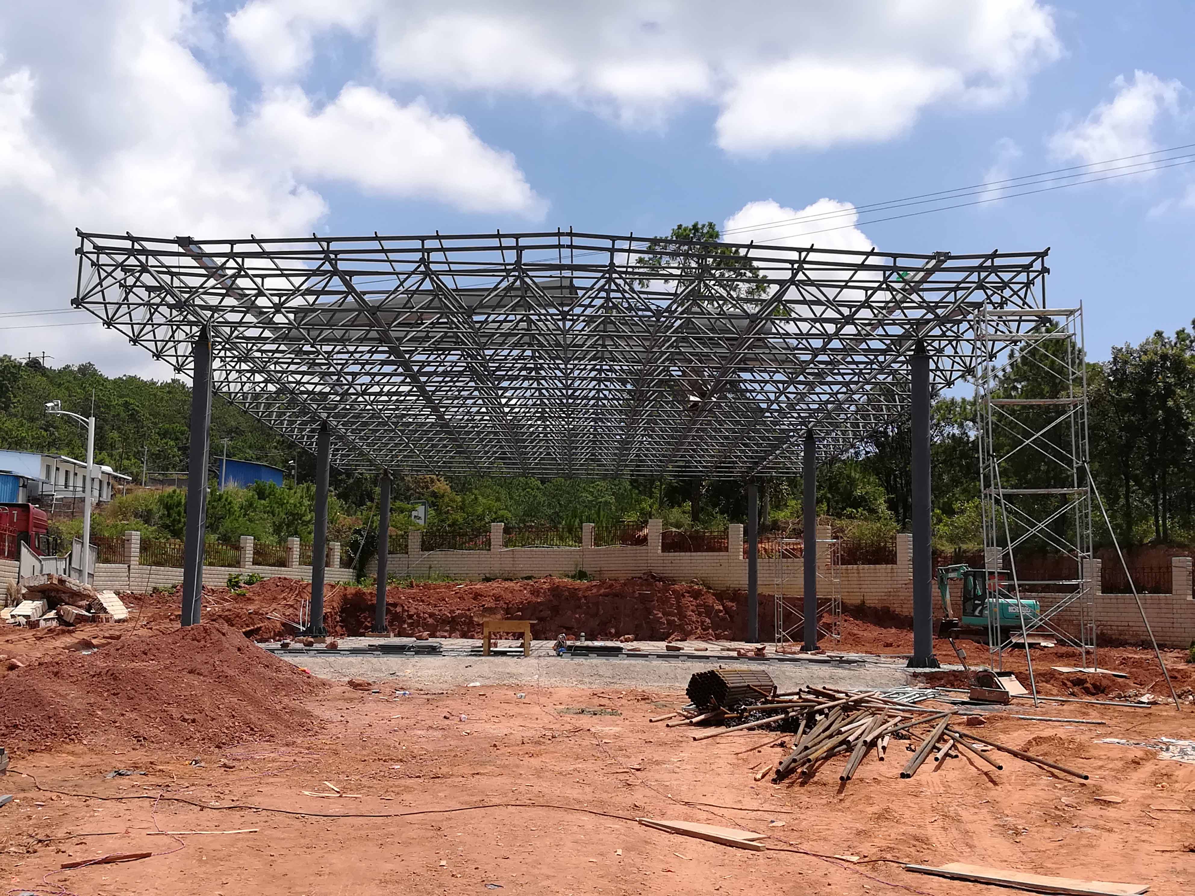 株洲加油站网架屋面